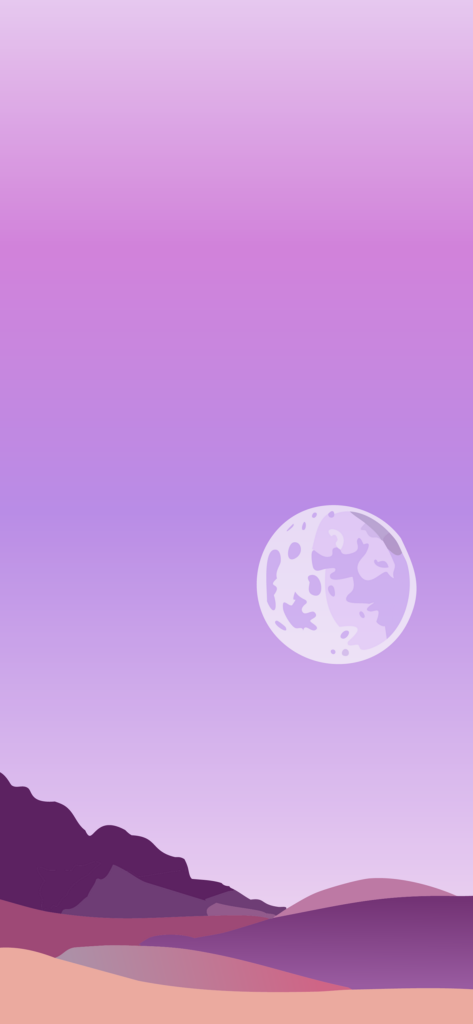 Pink Sunset iPhone 13 wallpaper