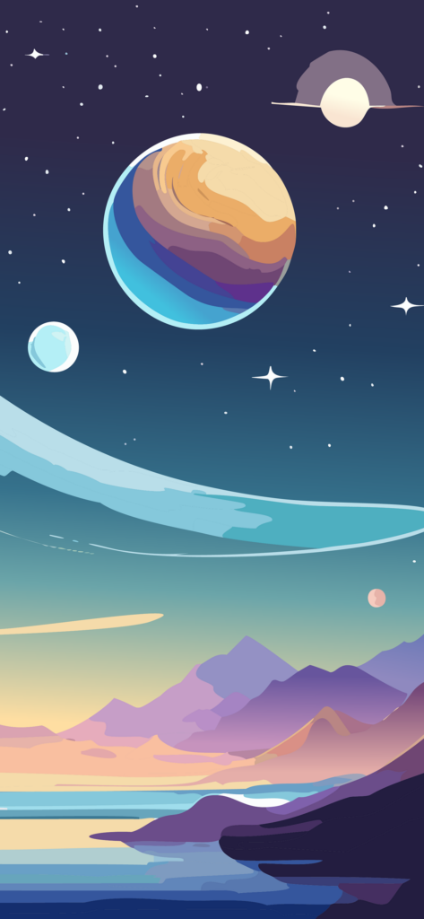 Galaxy iPhone Wallpaper